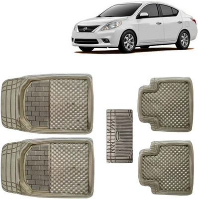Kingsway PVC Tray Mat For  Nissan Sunny(Brown)
