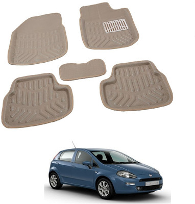 ROSHNEER ENTERPRISES PVC 3D Mat For  Fiat Punto(Beige)