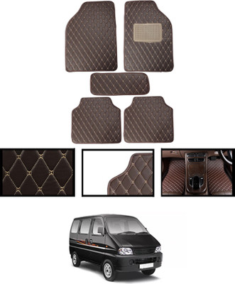 MATIES Leatherite Standard Mat For  Maruti Eeco(Brown)