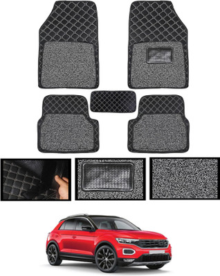 MATIES Leatherite 7D Mat For  Volkswagen Universal For Car(Black)