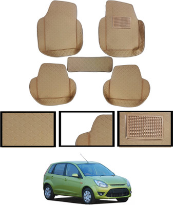 MSNP Leatherite 7D Mat For  Ford Figo(Beige)