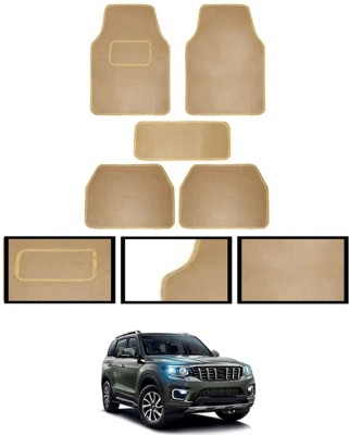 MATIES Fabric Standard Mat For  Mahindra Universal For Car(Beige)