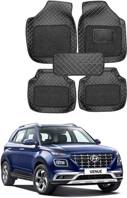 arneja trading company Leatherite 7D Mat For  Hyundai Venue(Black)