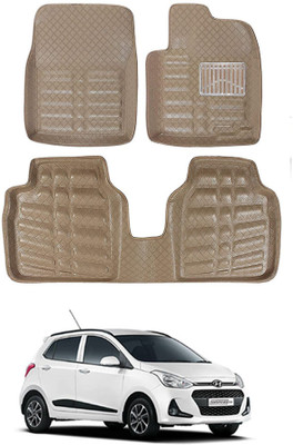 MATIES Plastic 5D Mat For  Hyundai Grand i10(Beige)
