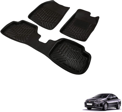 KOZDIKO Plastic 3D Mat For  Fiat Linea(Black)