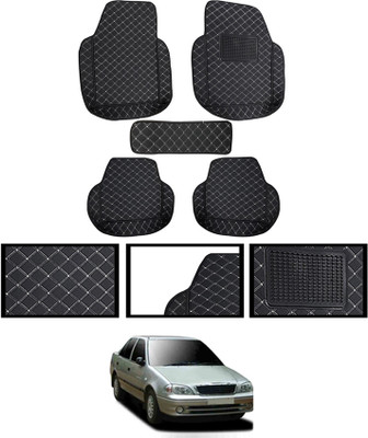 MSNP Leatherite 7D Mat For  Maruti Suzuki Esteem(Black)