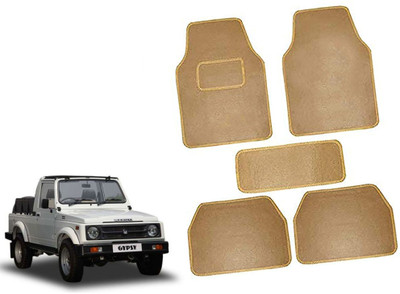 AUTO PEARL Polyester Standard Mat For  Maruti Gypsy(Beige)