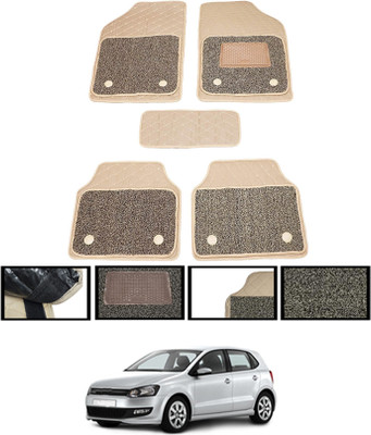 MATIES Leatherite 7D Mat For  Volkswagen Polo(Beige)