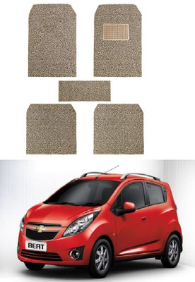 Autoxygen PVC Standard Mat For  Chevrolet Beat(Beige)