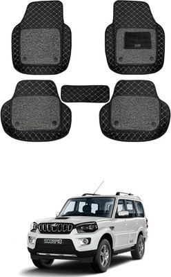 MATIES Leatherite 7D Mat For  Mahindra Scorpio(Black)