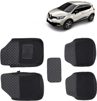 Kingsway Leatherite 7D Mat For  Renault Captur(Black)