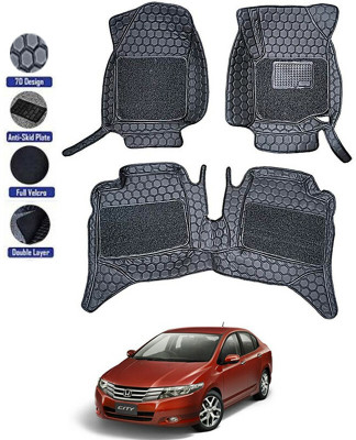 MATIES Leatherite 7D Mat For  Honda City i-Vtec(Black)
