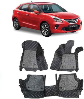 TOFIT ENTERPRISE Leatherite 7D Mat For  Toyota Glanza(Black)