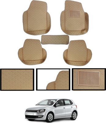 MSNP Leatherite 7D Mat For  Volkswagen Polo(Beige)