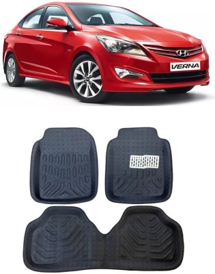 arneja trading company Polyutherine 3D Mat For  Hyundai Fluidic Verna(Black)