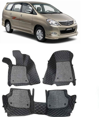 STYLE CHOICE Leatherite 7D Mat For  Toyota Innova(Black)