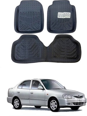 arneja trading company Polyutherine 3D Mat For  Hyundai Accent(Black)