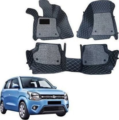 TOFIT ENTERPRISE Leatherite 7D Mat For  Maruti WagonR(Black)