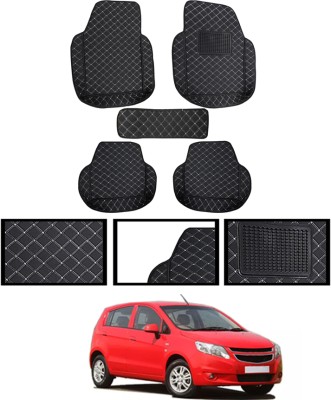 MATIES Leatherite 7D Mat For  Chevrolet Sail UVA(Black)