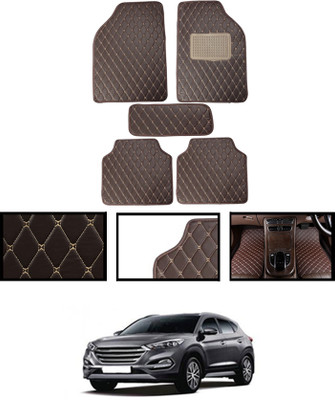 ABJD Leatherite Standard Mat For  Hyundai Tucson(Brown)