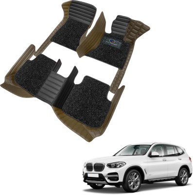AutoFurnish Leatherite 9D Mat For  BMW X3(Black, Maroon)