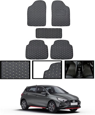 ABJD Leatherite Standard Mat For  Hyundai Universal For Car(Black)