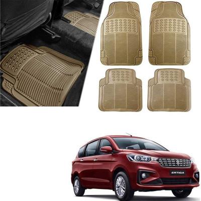 Znee Smart Rubber Standard Mat For  Universal For Car(Beige)