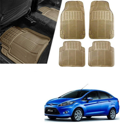 Znee Smart Rubber Standard Mat For  Universal For Car(Beige)