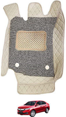 Euro Care Leatherite 7D Mat For  Honda Amaze(Beige)