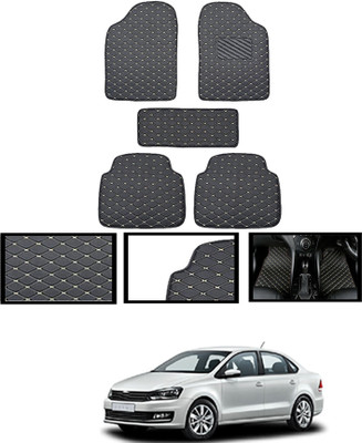 AYW Leatherite Standard Mat For  Volkswagen Universal For Car(Beige)