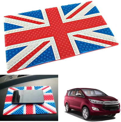 PEEPS STORE Rubber Tray Mat For  Toyota Innova Crysta(Red, Blue)