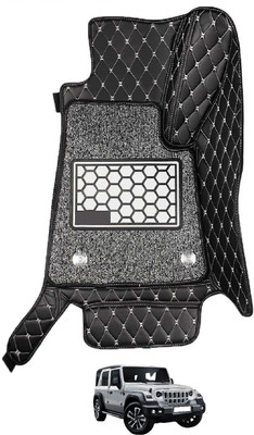 Euro Care Leatherite 7D Mat For  Mahindra Thar Roxx(Black)