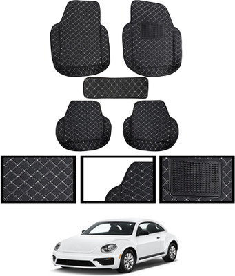 ABJD Leatherite 7D Mat For  Volkswagen Beetle(Black)