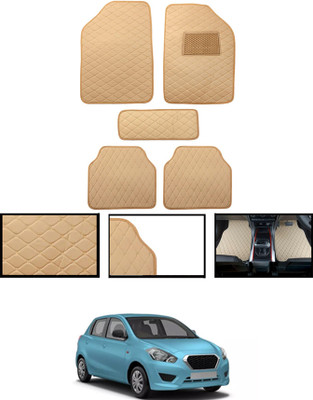 CCMM Leatherite Standard Mat For  Datsun Go(Beige)