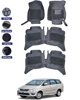 AYW Leatherite 7D Mat For  Toyota Innova(Black)