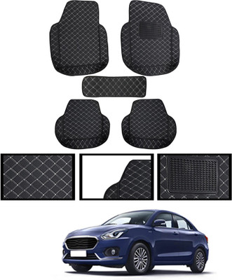 MATIES Leatherite 7D Mat For  Maruti Suzuki Swift Dzire(Black)