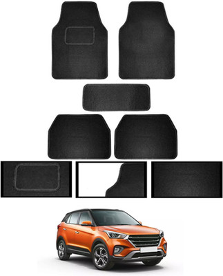 CCMM Fabric Standard Mat For  Hyundai Creta(Black)