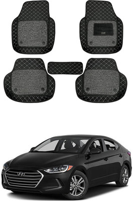 RKPSP Leatherite 7D Mat For  Hyundai Elantra(Black)