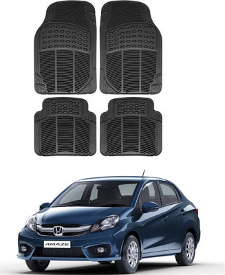 FKOK Rubber, Silicone Standard Mat For  Honda Amaze(Black)