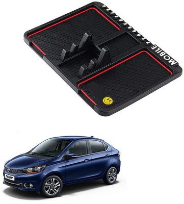 GS Grow n Shine Rubber Standard Mat For  Tata Tigor(Black)