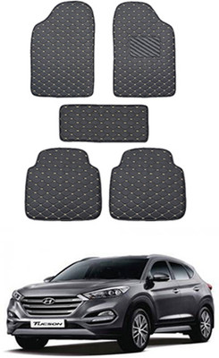 MATIES Leatherite Standard Mat For  Hyundai Universal For Car(Black)