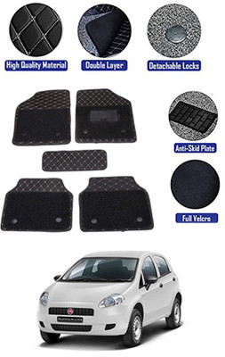 MATIES PVC 7D Mat For  MG Punto(Black)