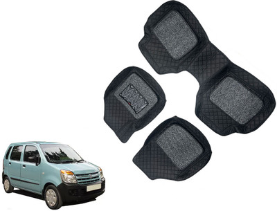 AUTO PEARL Leatherite 7D Mat For  Maruti WagonR(Black)