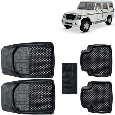 Kingsway PVC Tray Mat For  Mahindra Bolero(Black)