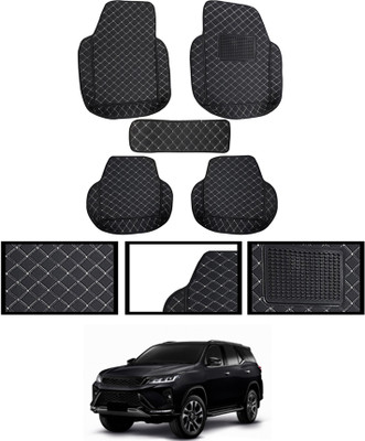 monolive Leatherite Tray Mat For  Toyota Universal For Car(Black)