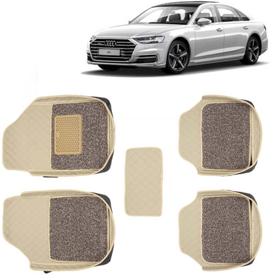 Kingsway Leatherite 7D Mat For  Audi A8(Beige)