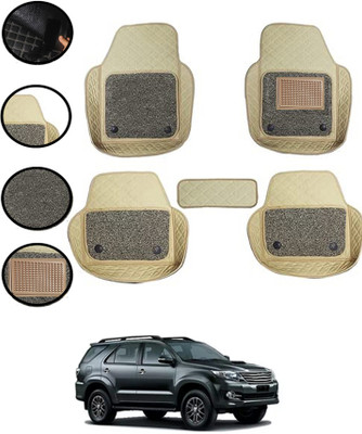 MSNP Leatherite 7D Mat For  Toyota Fortuner(Beige)