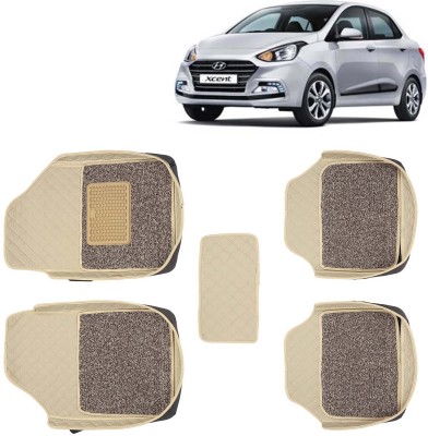 Kingsway Leatherite 7D Mat For  Hyundai Xcent(Beige)