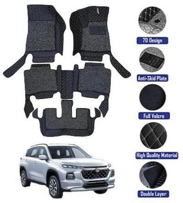 GENFRID Leatherite 7D Mat For  Maruti Suzuki Grand Vitara(Silver, Black)