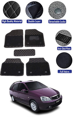 MATIES PVC 7D Mat For  Maruti Universal For Car(Black)